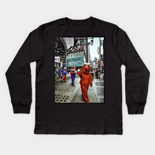 Times Square, Manhattan, New York City Kids Long Sleeve T-Shirt